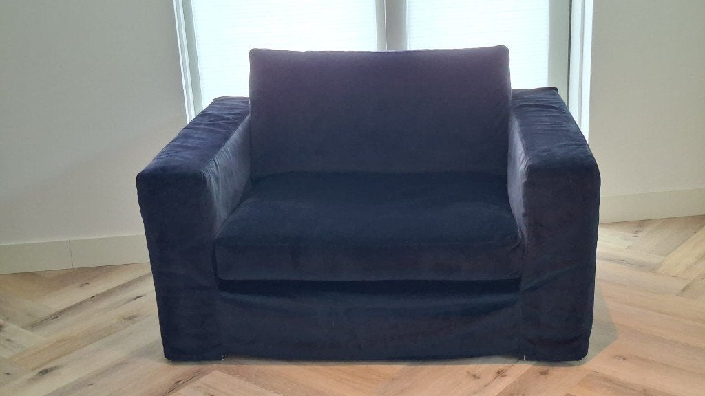 Loveseat, Huis en Inrichting, Fauteuils, Ophalen, Zo goed als nieuw, Overige materialen, Hedendaags