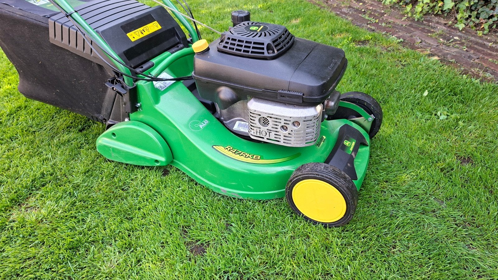 John Deere 47 rkb walsmaaier. ( zie omschrijving), Cirkelmaaier, Zo goed als nieuw, Benzine-grasmaaier, 40 t/m 49 cm
