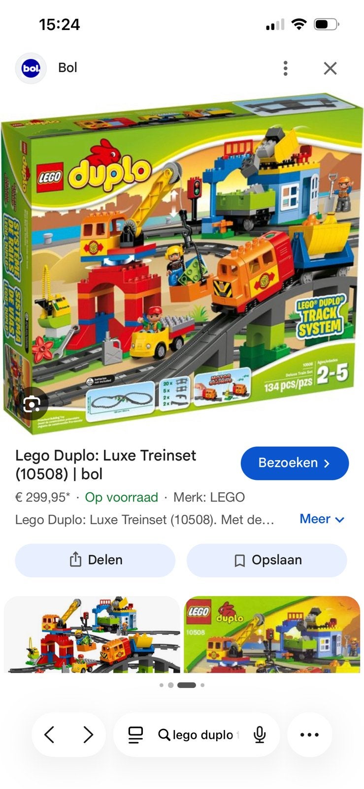 Duplo trein, Ophalen, Gebruikt, Duplo