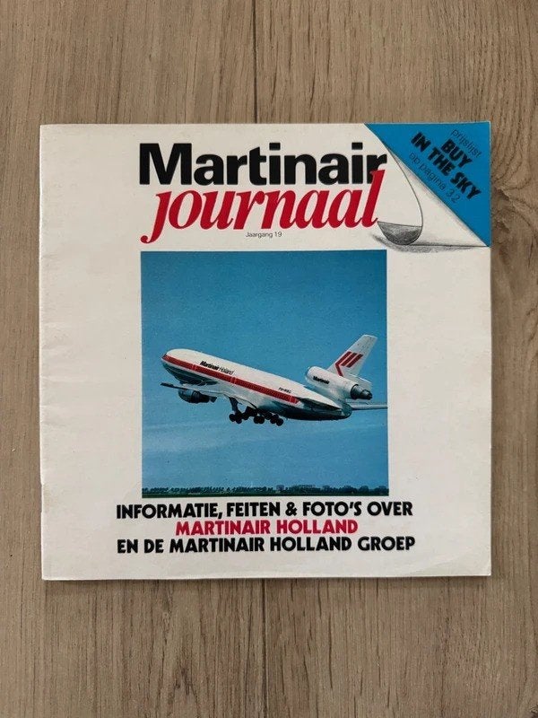 Zeldzaam Martinair journaal magazine jaargang 19 - 1975, Ophalen of Verzenden, Gelezen, Overige typen