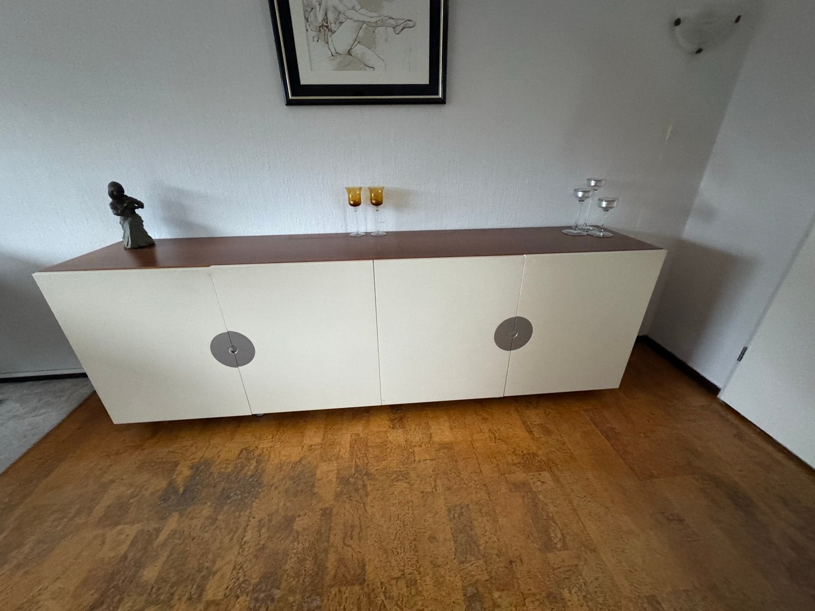 Vintage dressoir, 245x48x80 cm, Ophalen, Gebruikt, 25 tot 50 cm, 200 cm of meer