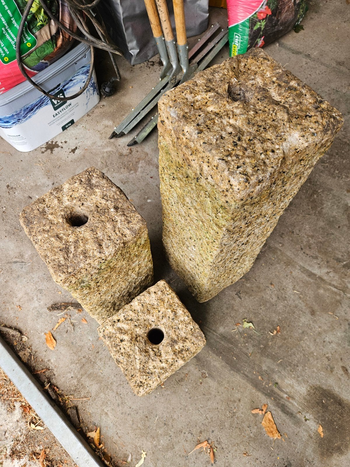 granieten waterornamenten, Ophalen, Zo goed als nieuw, Waterornament