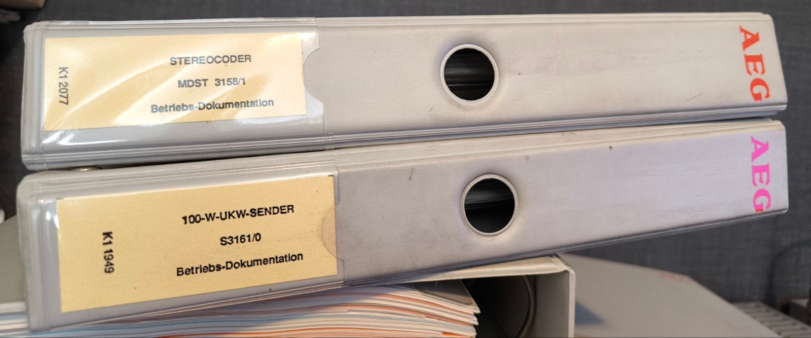 Telefunken S3161 & MDST3158 Manuels, Ophalen
