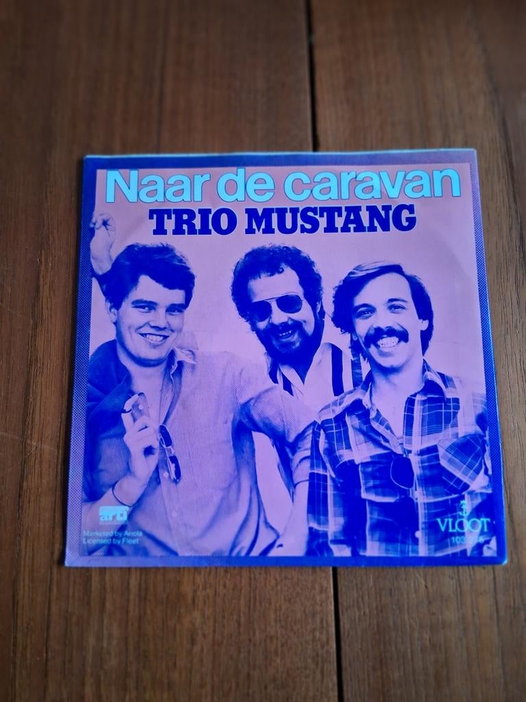 Trio Mustang - Naar de Caravan., Gebruikt, 7 inch, Ophalen of Verzenden, Nederlandstalig