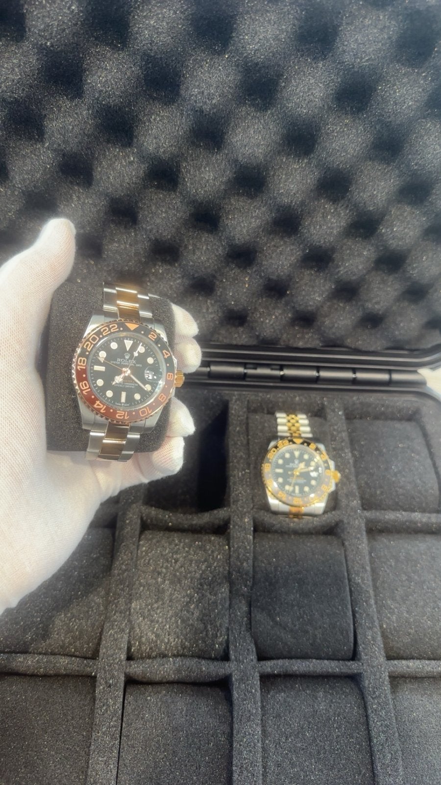 Rolex GMT-Master II 'Rootbeer', Ophalen of Verzenden, Goud, Polshorloge