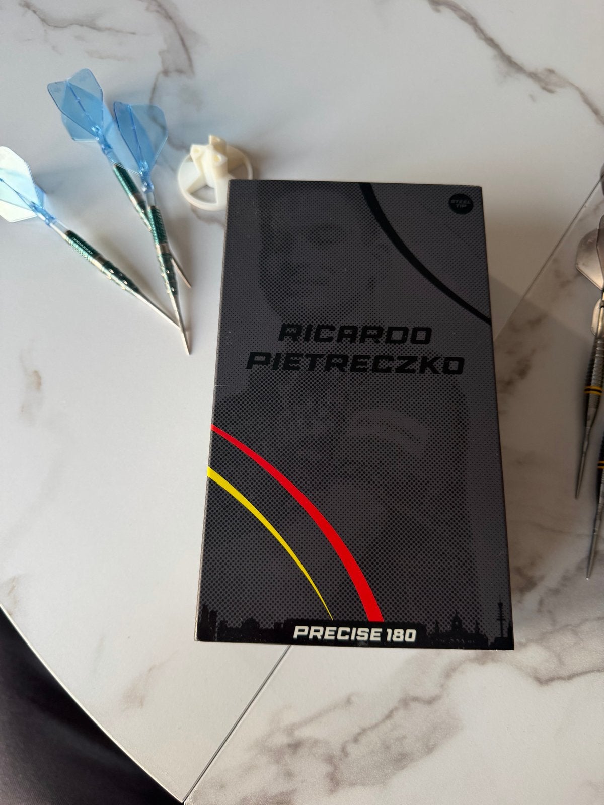 Ricardo Pietreczko Darts 23 gram met extra punten, Sport en Fitness, Darts, Ophalen of Verzenden, Zo goed als nieuw, Pijlen