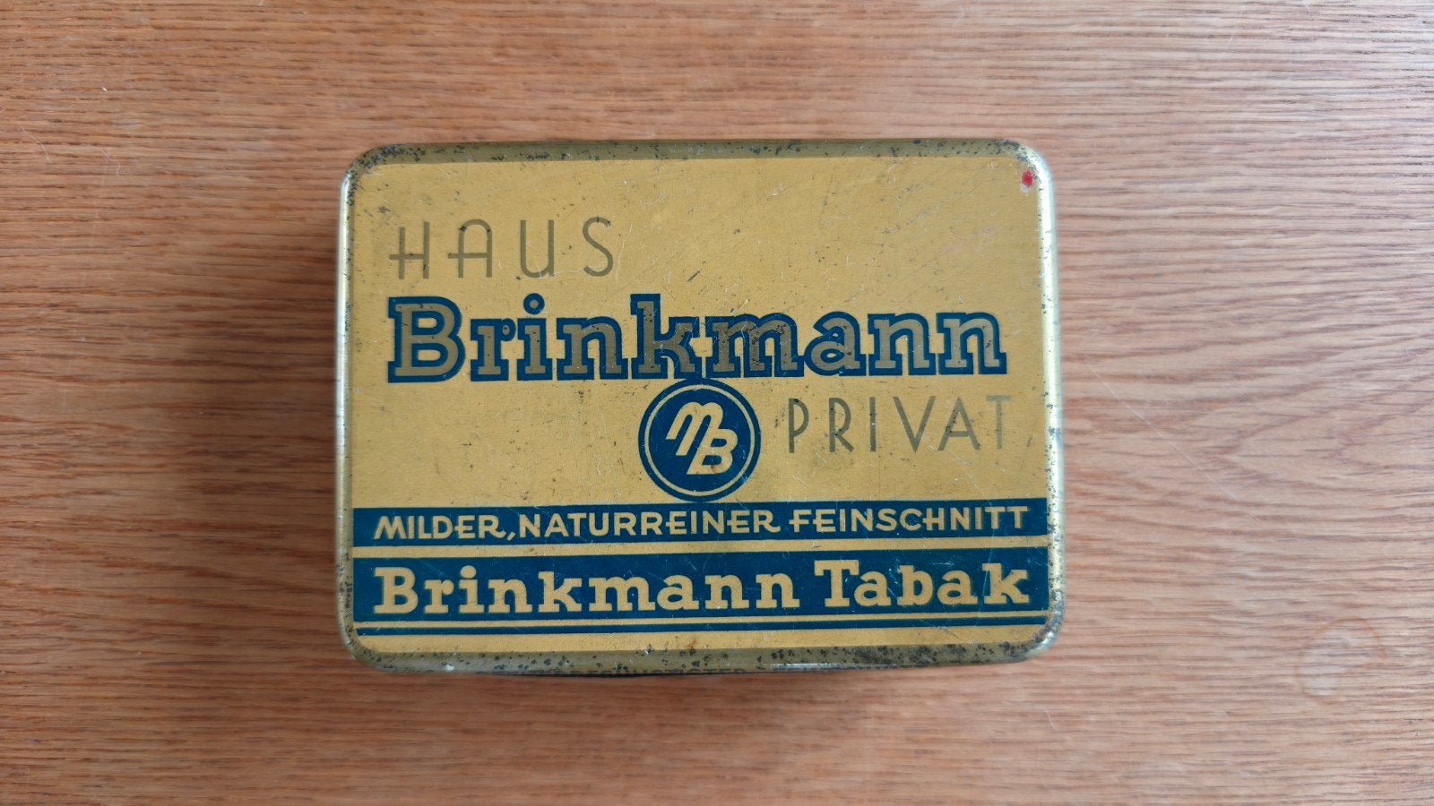 Vintage Haus Brinkmann Privat tabaksblik, Ophalen of Verzenden, Gebruikt, Overige, Overige merken