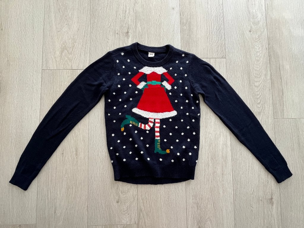 ZGAN Hema Foute Kersttrui Kerst Trui Meisje Mt, 158, 164, Meisje, Trui of Vest, Ophalen of Verzenden, Zo goed als nieuw