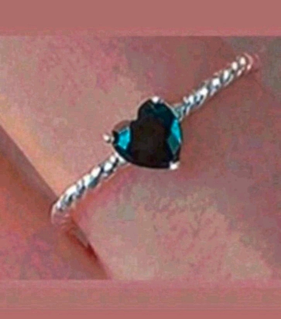 Ring hart Zwarte onxy steen open, Sieraden, Tassen en Uiterlijk, Ringen, Verzenden, Nieuw, Zilver