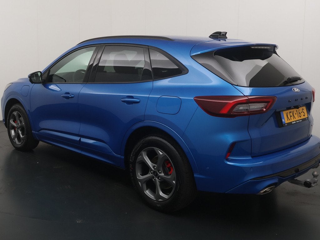 Ford Kuga 2.5 PHEV 243pk ST-Line X | Trekhaak I AGR stoelen, Auto's, Ford, 12 maanden, Adaptive Cruise Control, Gebruikt, Blauw