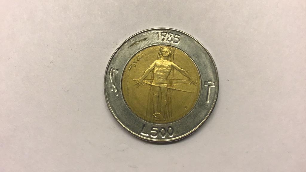 San marino 500 lire 1985., Ophalen of Verzenden