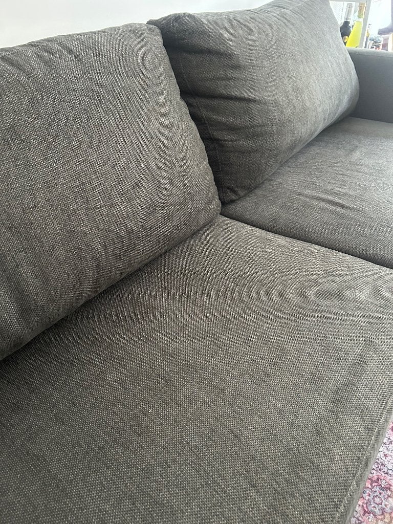 Sofa, Ophalen, 100 tot 125 cm, Zo goed als nieuw, Stof