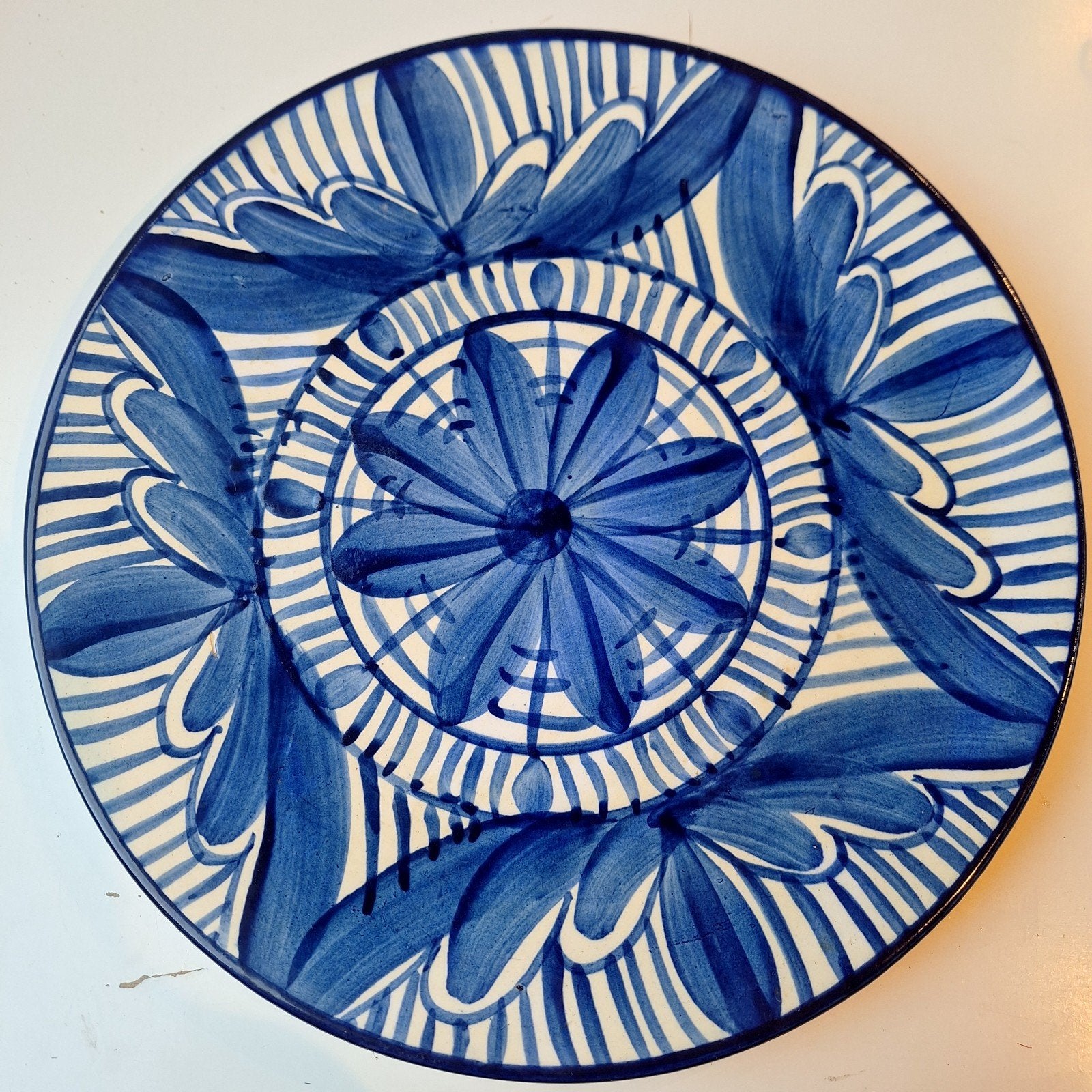 Handgemaakte Spaanse Wandborden - Enma, 31 cm, Ophalen of Verzenden