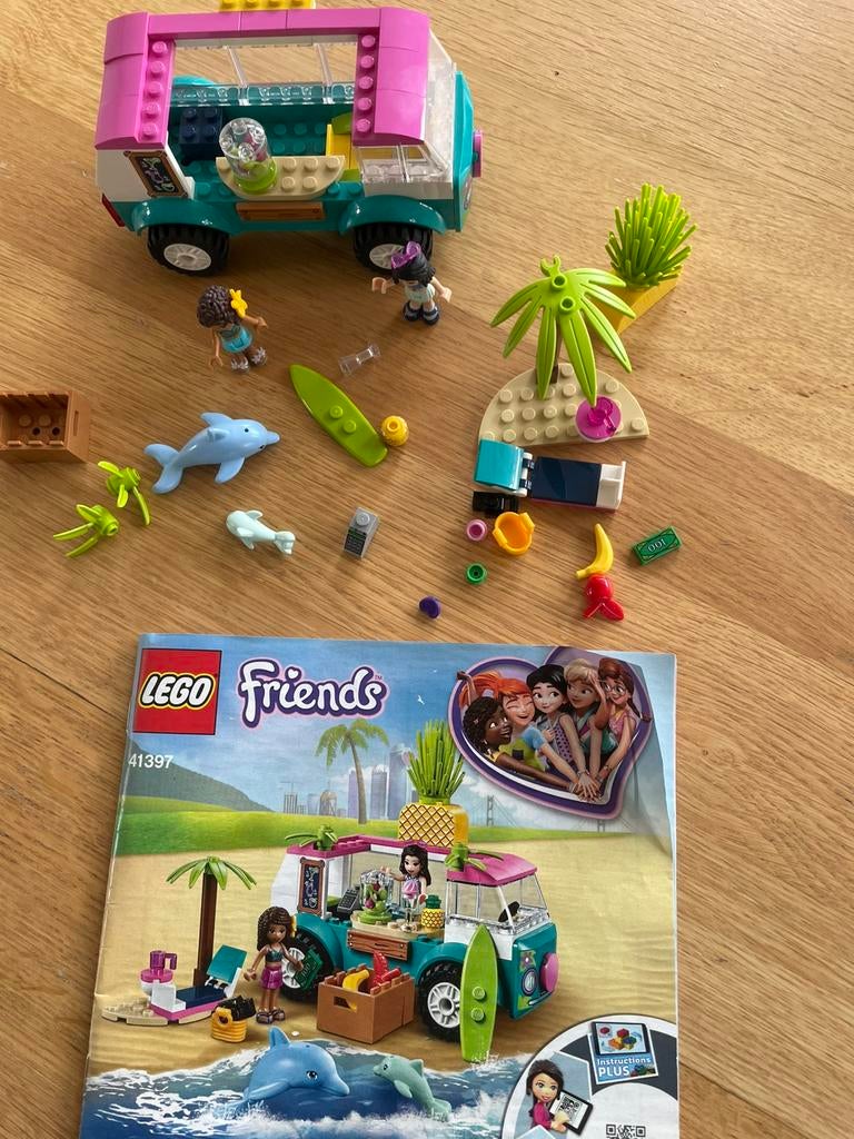 Lego friends 41397, sapwagen compleet, Compleet, Lego, Friends, Ophalen of Verzenden