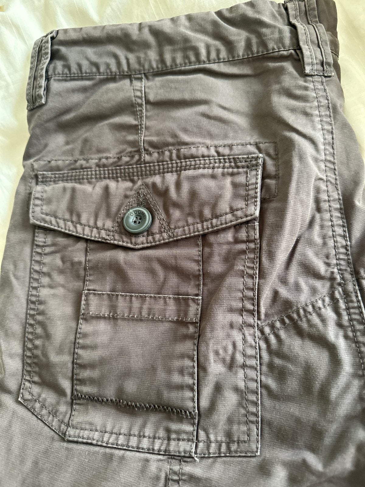 DUOMO men Cargo Broek Maat L Donkergrijs, Kleding | Heren, Ophalen, Gedragen, Maat 52/54 (L), Grijs