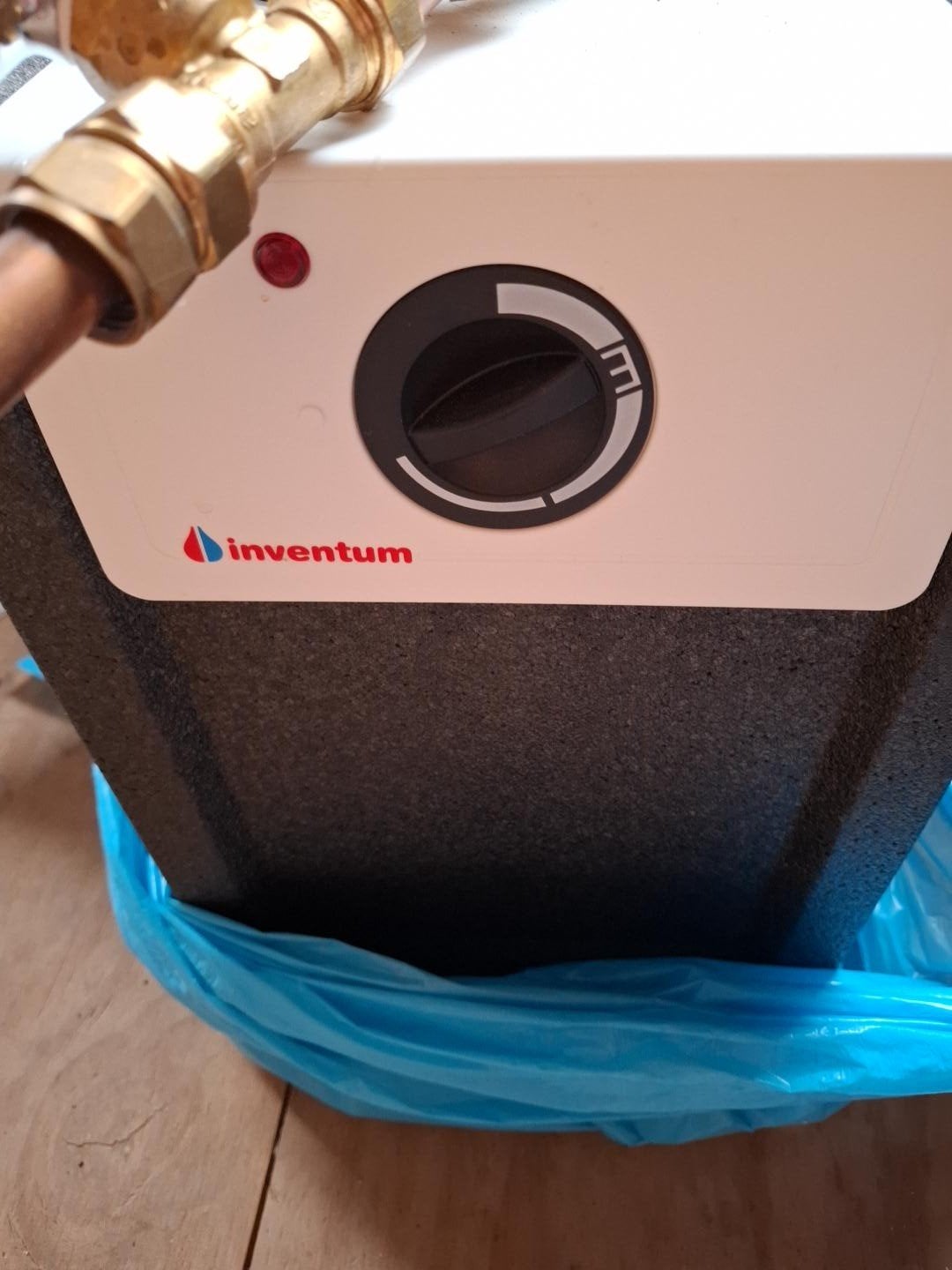 Inventum Q10 keukenboiler 10L compleet met aansluitmateriaal, Ophalen, Gebruikt, Boiler, Minder dan 20 liter