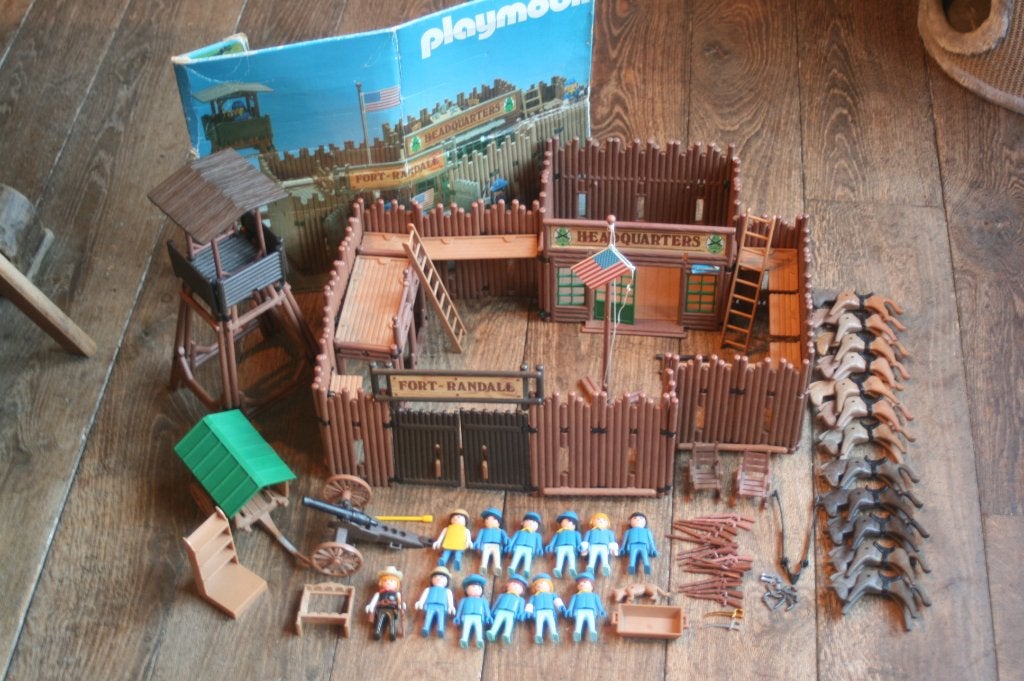 Playmobil clicky Fort Randall Playmobil 3419 (1980), Complete set, Zo goed als nieuw, Kasteel/Fort, Historisch