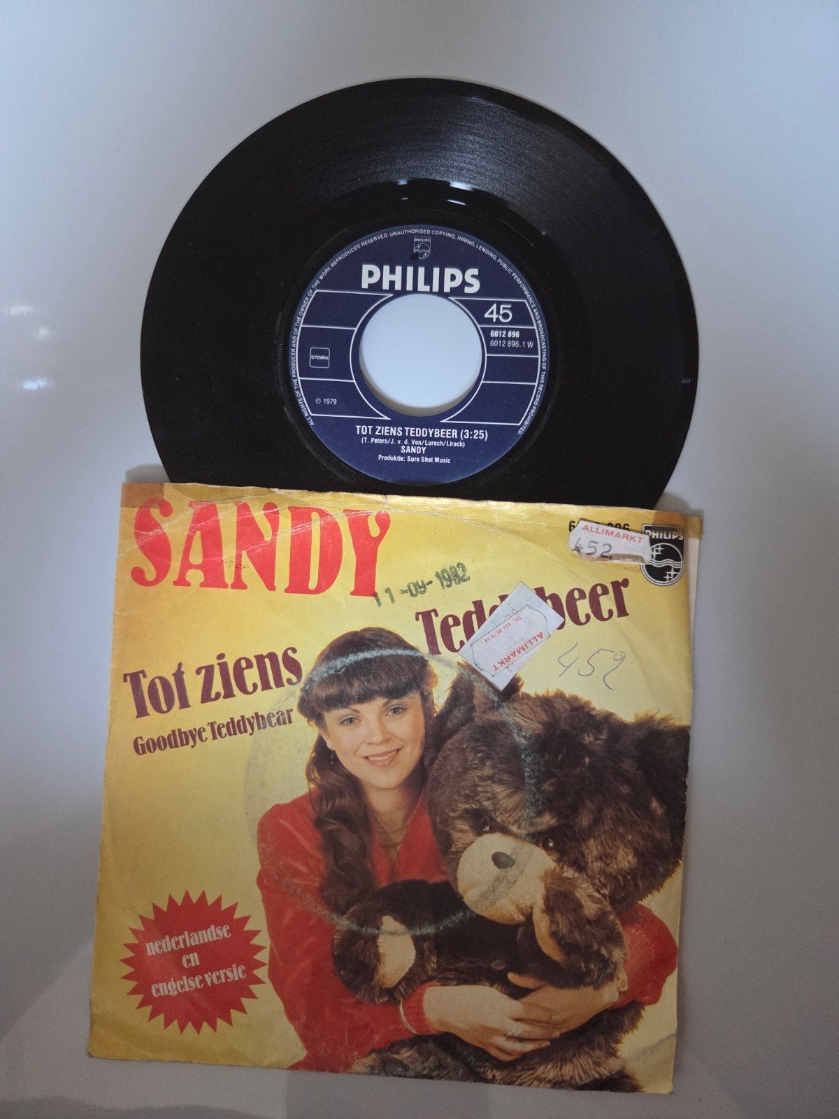 Sandy - Tot ziens teddybeer, Ophalen of Verzenden, Gebruikt, 7 inch, Pop
