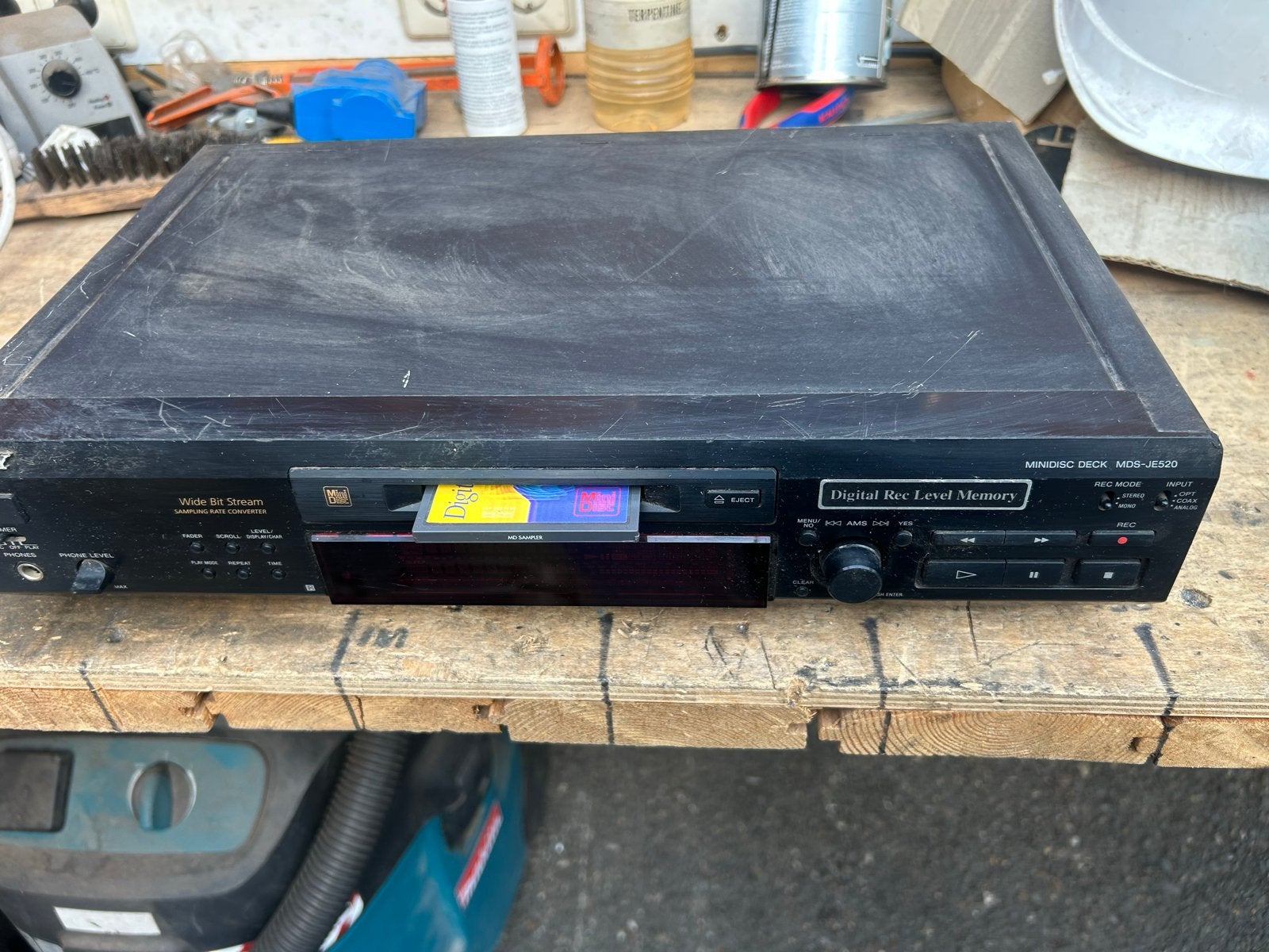 Sony MDS- Minidisc Recorder - Topmodel, Audio, Tv en Foto, Walkmans, Discmans en Minidiscspelers, Ophalen of Verzenden, Minidisc-recorder