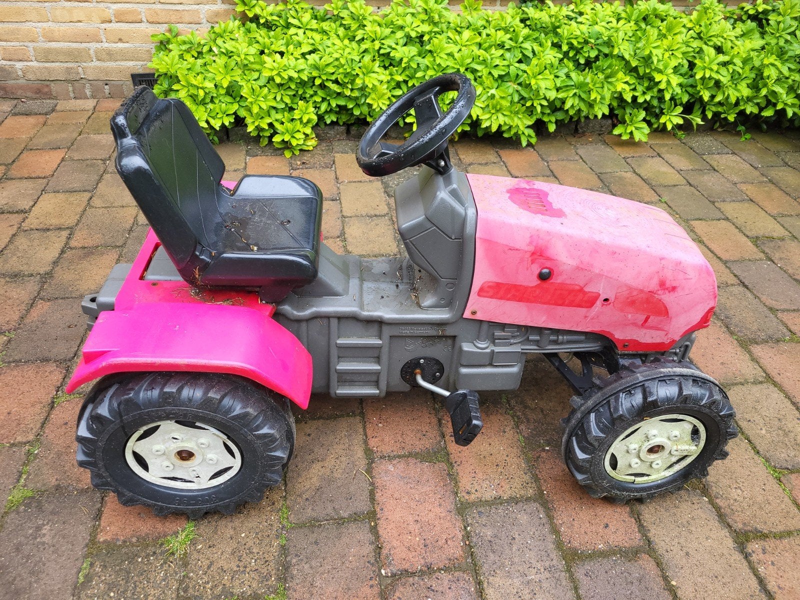 Kinder tractor op pedalen trappers 5,--, Kinderen en Baby's, Ophalen, Gebruikt