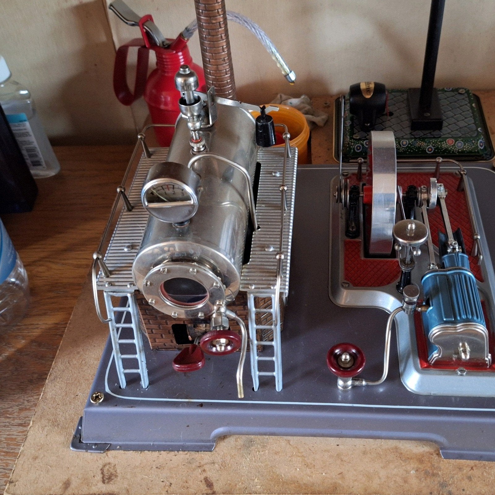 wilesco D20 stoommachine, in zeer goede staat, Ophalen of Verzenden, Gebruikt