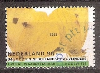 Nederland, Vlinders (90c), 1993., Ophalen of Verzenden, Na 1940, Gestempeld