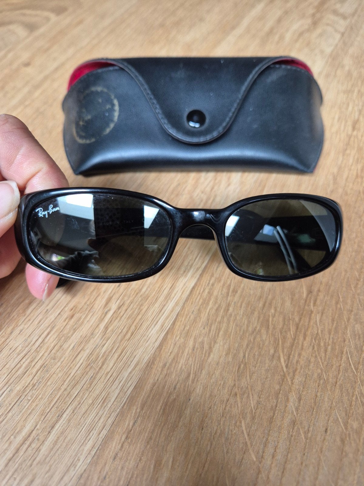 Ray-Ban sidestreet Zonnebril vintage '90, Ophalen of Verzenden, Zo goed als nieuw, Zwart, Ray-Ban