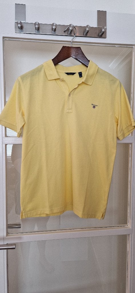 Gele Gant polo maat 176, Ophalen of Verzenden, Zo goed als nieuw, Shirt of Longsleeve, Gant
