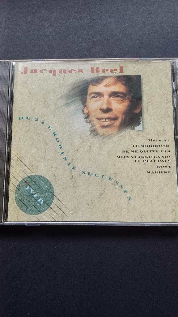 cd: Jacques Brel - De 24 grootste successen, Ophalen of Verzenden, Gebruikt