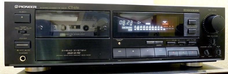 Pioneer cassettedeck CT-656, Ophalen of Verzenden, Enkel, Overige merken, Tiptoetsen