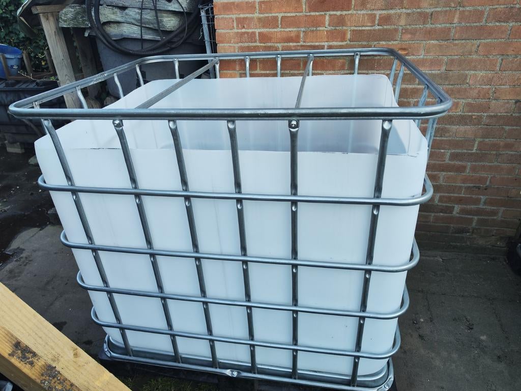 ibc bak quarantaine bak water opslag, Ophalen, Gebruikt