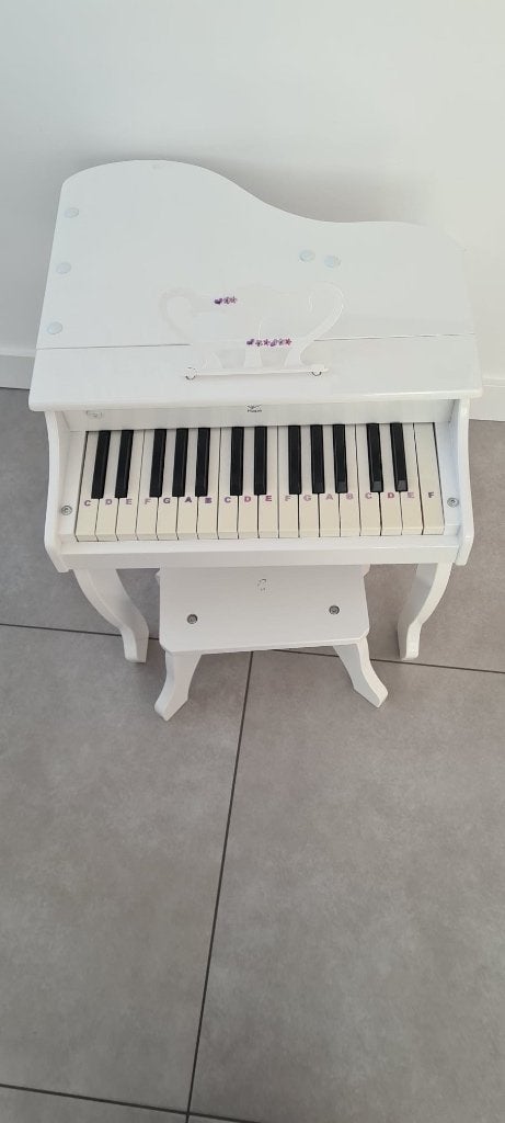 Piano kinderen als nieuw, Ophalen, Zo goed als nieuw, Wit, Piano