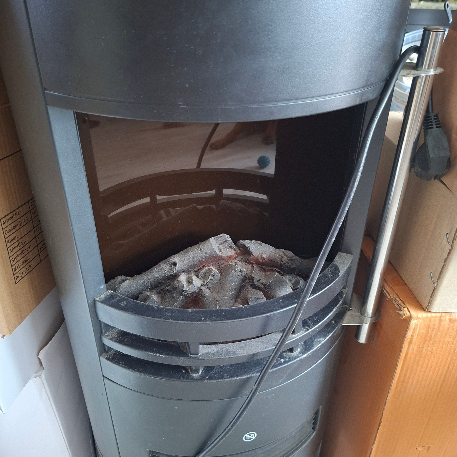 Electrische eurom orsa fireplace haard, Ophalen, Elektrisch, Overige soorten