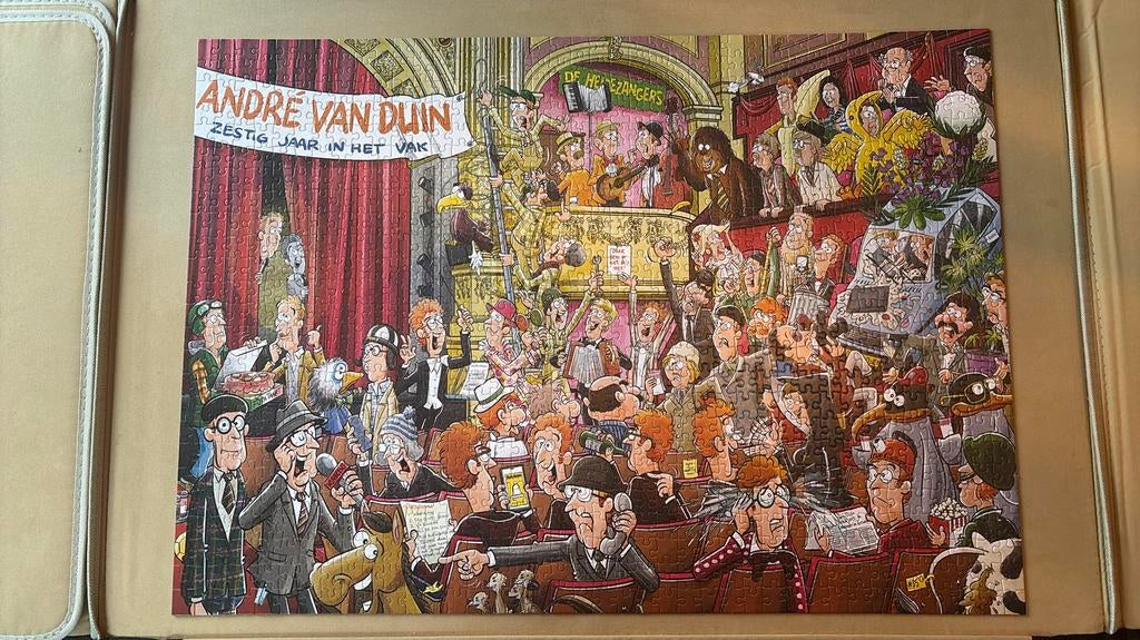 Te koop andere van duin puzzel., Ophalen of Verzenden, 500 t/m 1500 stukjes, Zo goed als nieuw