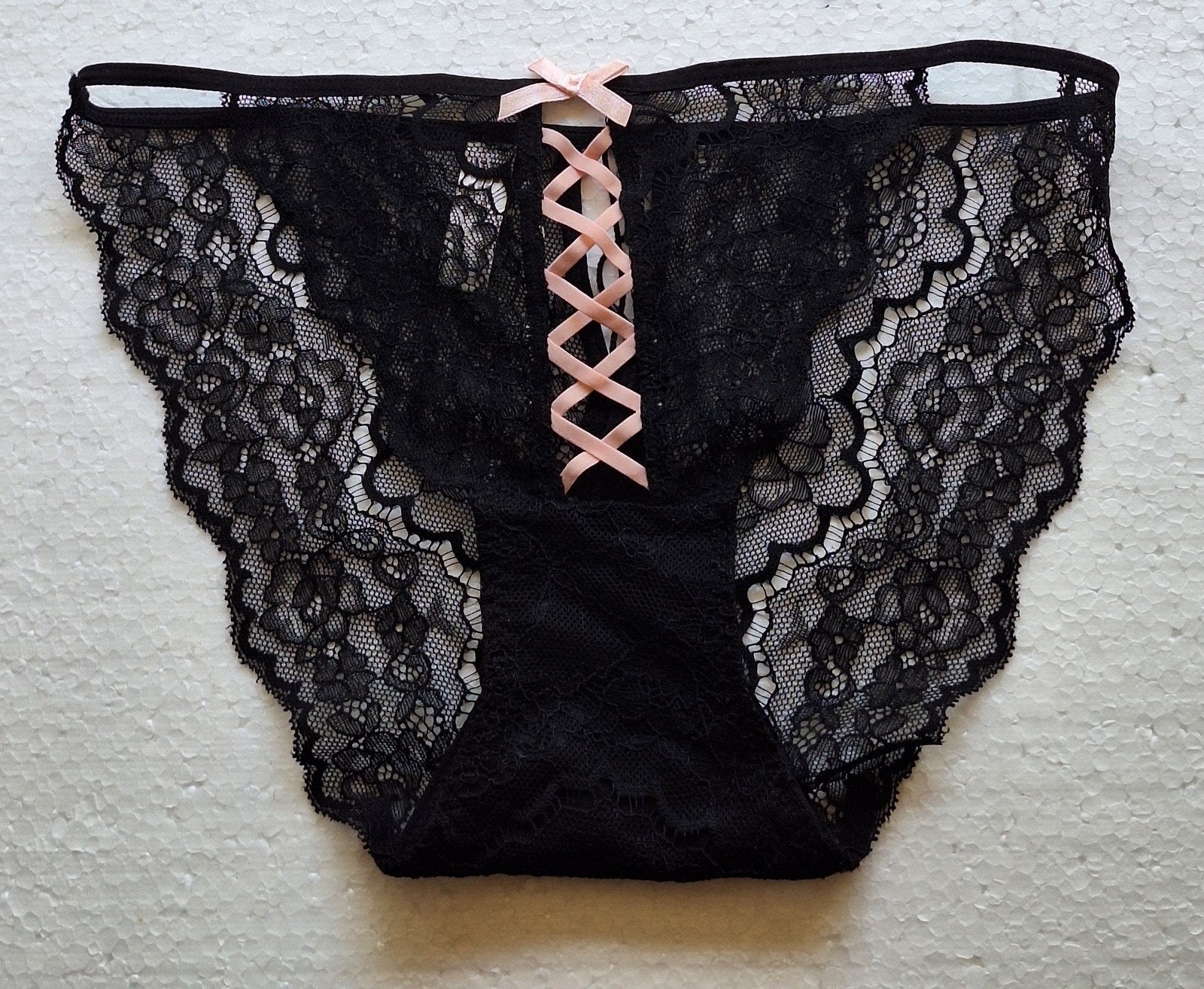 Sexy nieuw zwart slipje maat 36-38 (M), Verzenden, Zwart, Slip