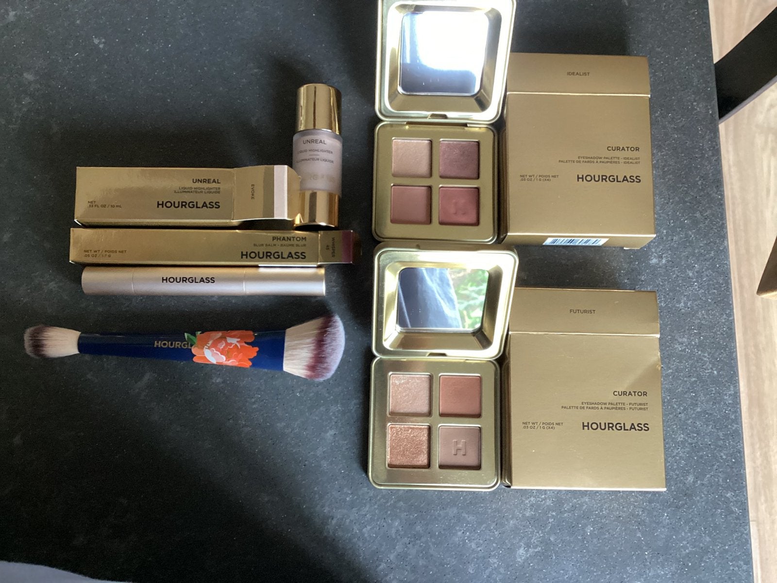 Make-up pakket totaal of per foto oa Hourglass, YSL, Lancôme, Ophalen of Verzenden, Zo goed als nieuw, Overige kleuren, Gehele gezicht