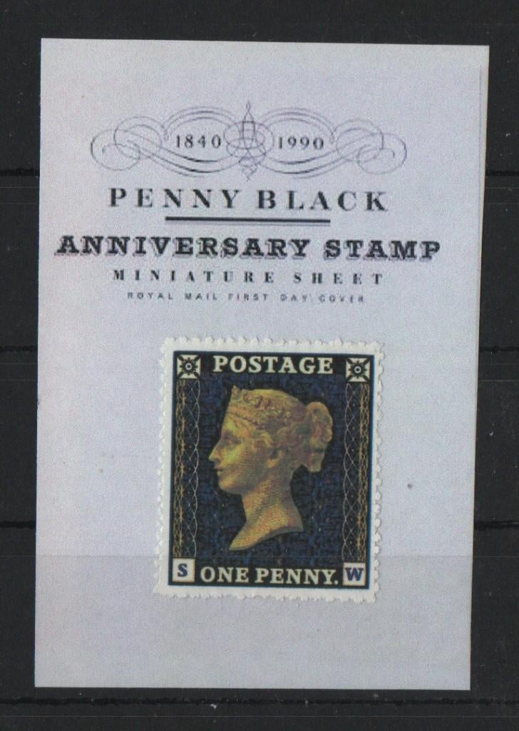 A43) PENNY BLACK ENGLAND YK, Verzenden, Postfris