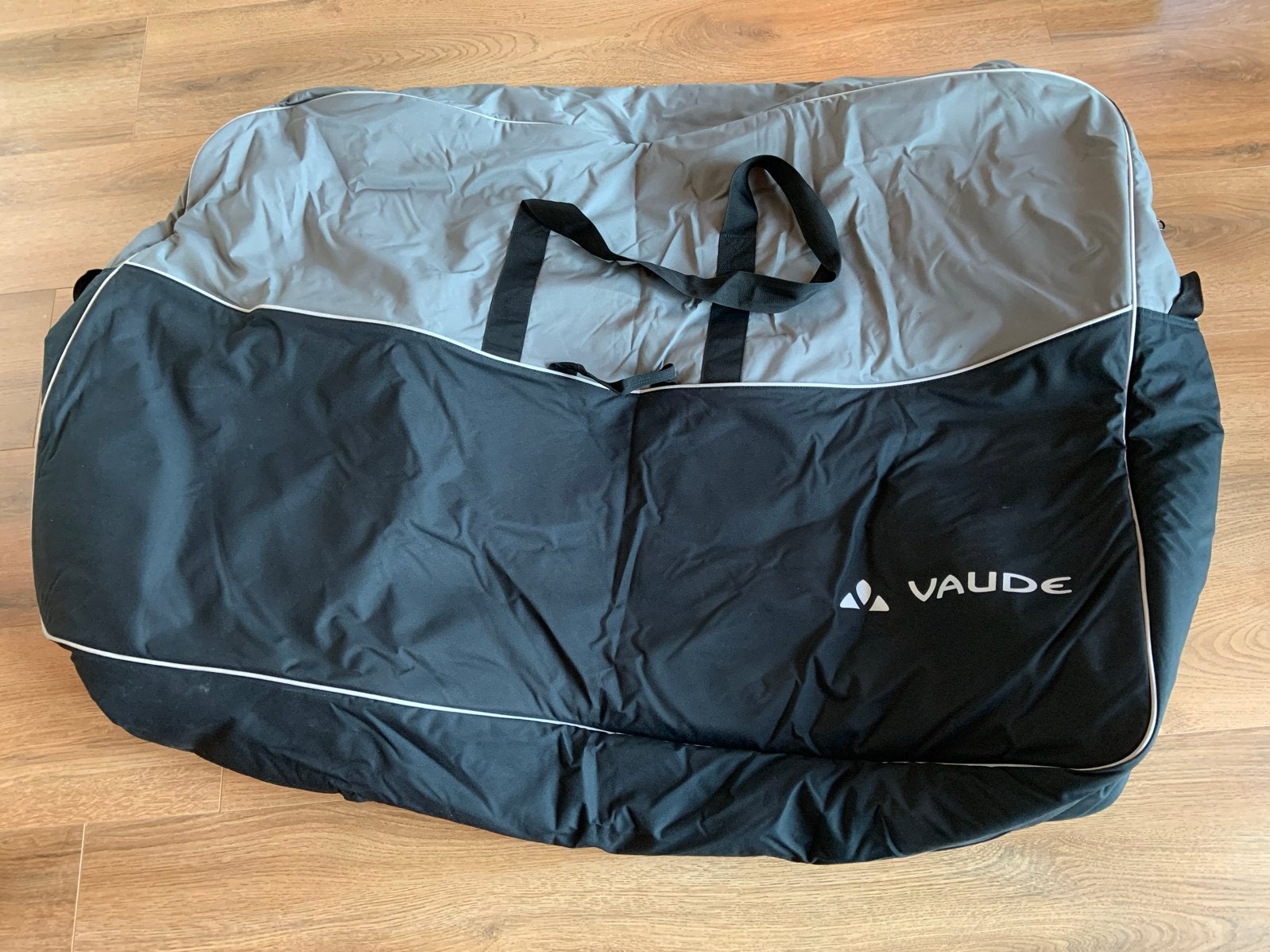 Vaude Big Bike Bag Fiets Transporttas Zwart/Antraciet, Ophalen of Verzenden, Zo goed als nieuw