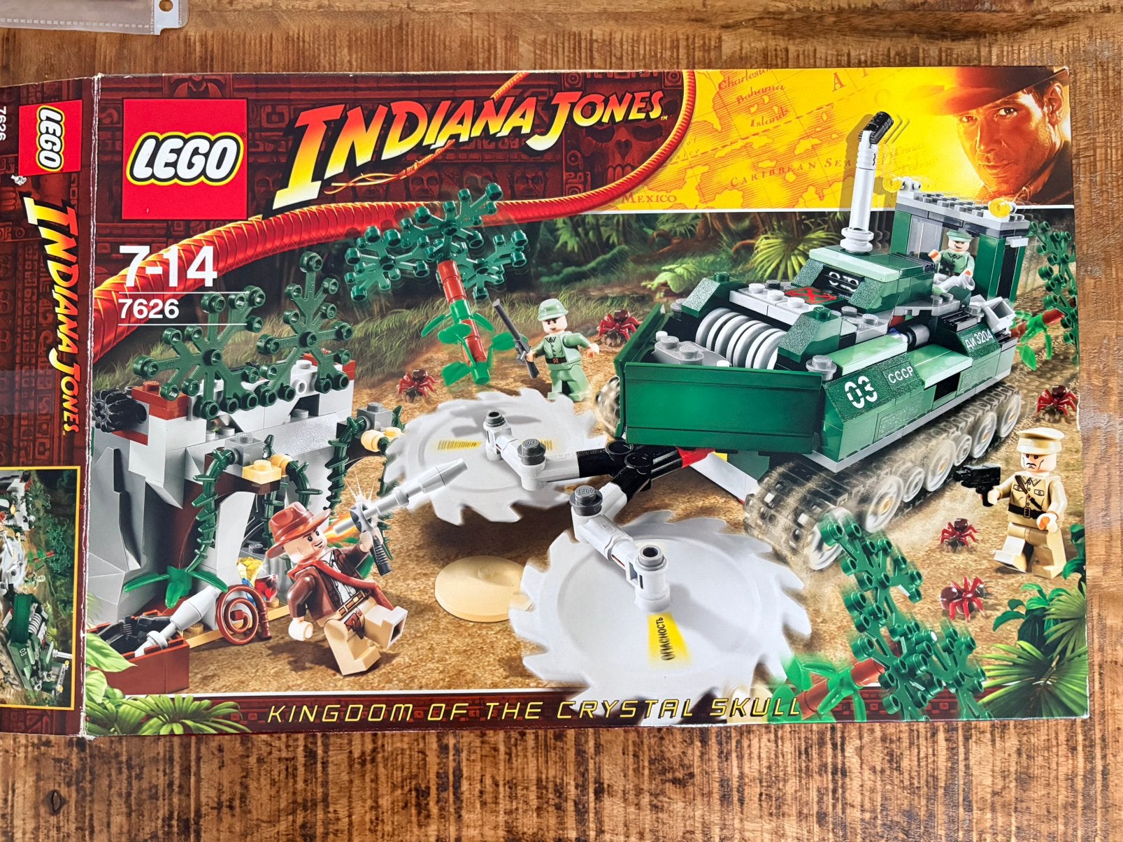 Lego 7626 Indiana Jones Jungle Cutter, Kinderen en Baby's, Speelgoed | Duplo en Lego, Ophalen of Verzenden, Zo goed als nieuw