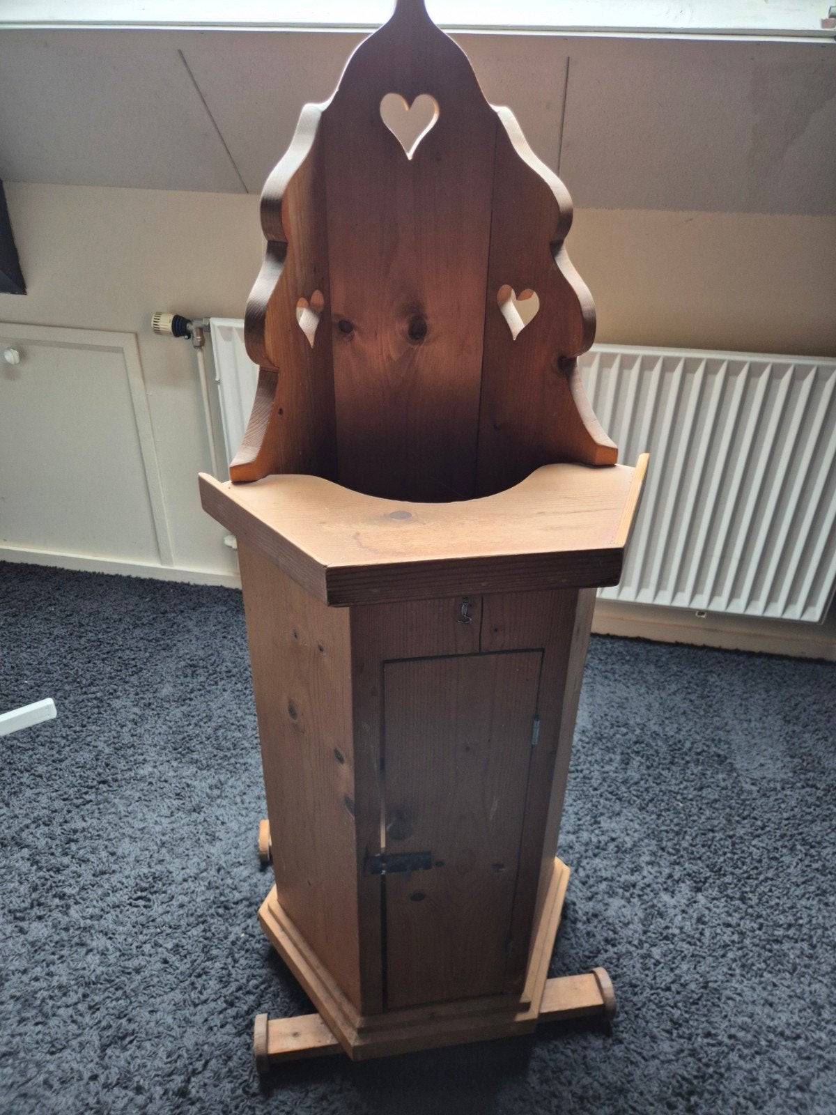 Authentieke Kinderstoel hout., Ophalen, Gebruikt, Stoel