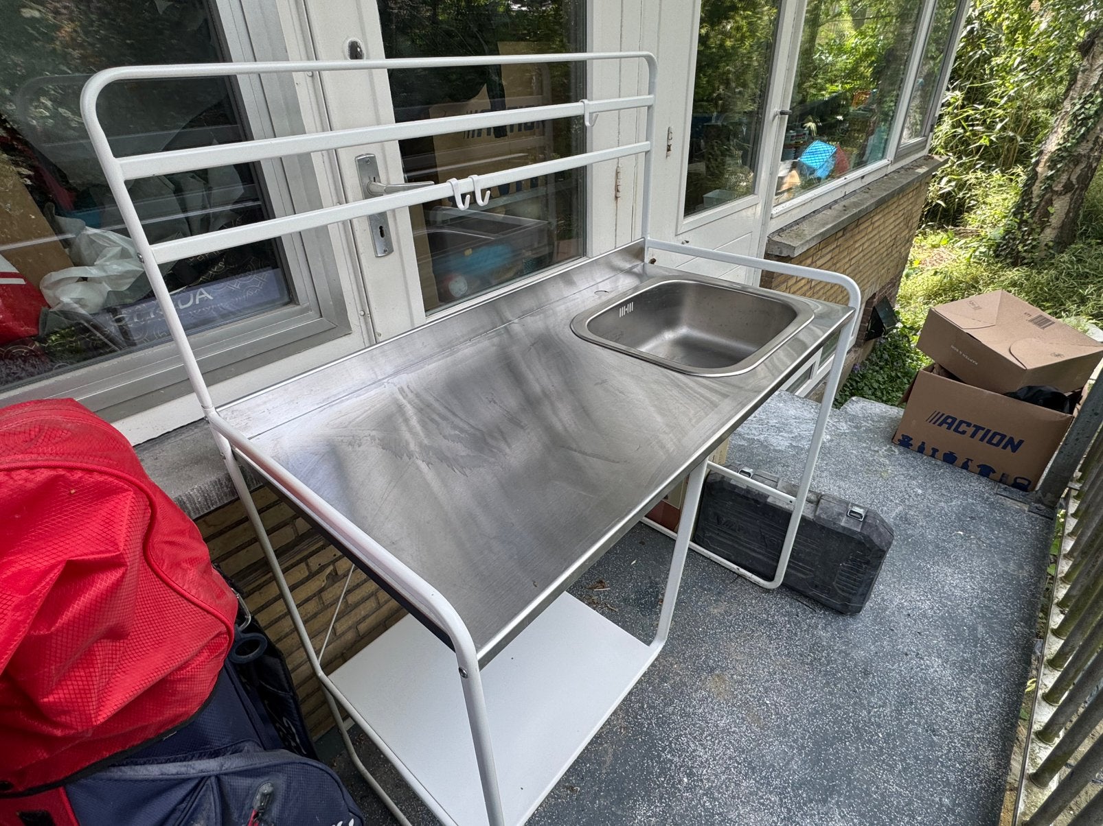 IKEA SUNNERSTA Kitchenette (inclusief LAGAN kraan), Ophalen, Gebruikt, 100 tot 150 cm, 100 tot 150 cm
