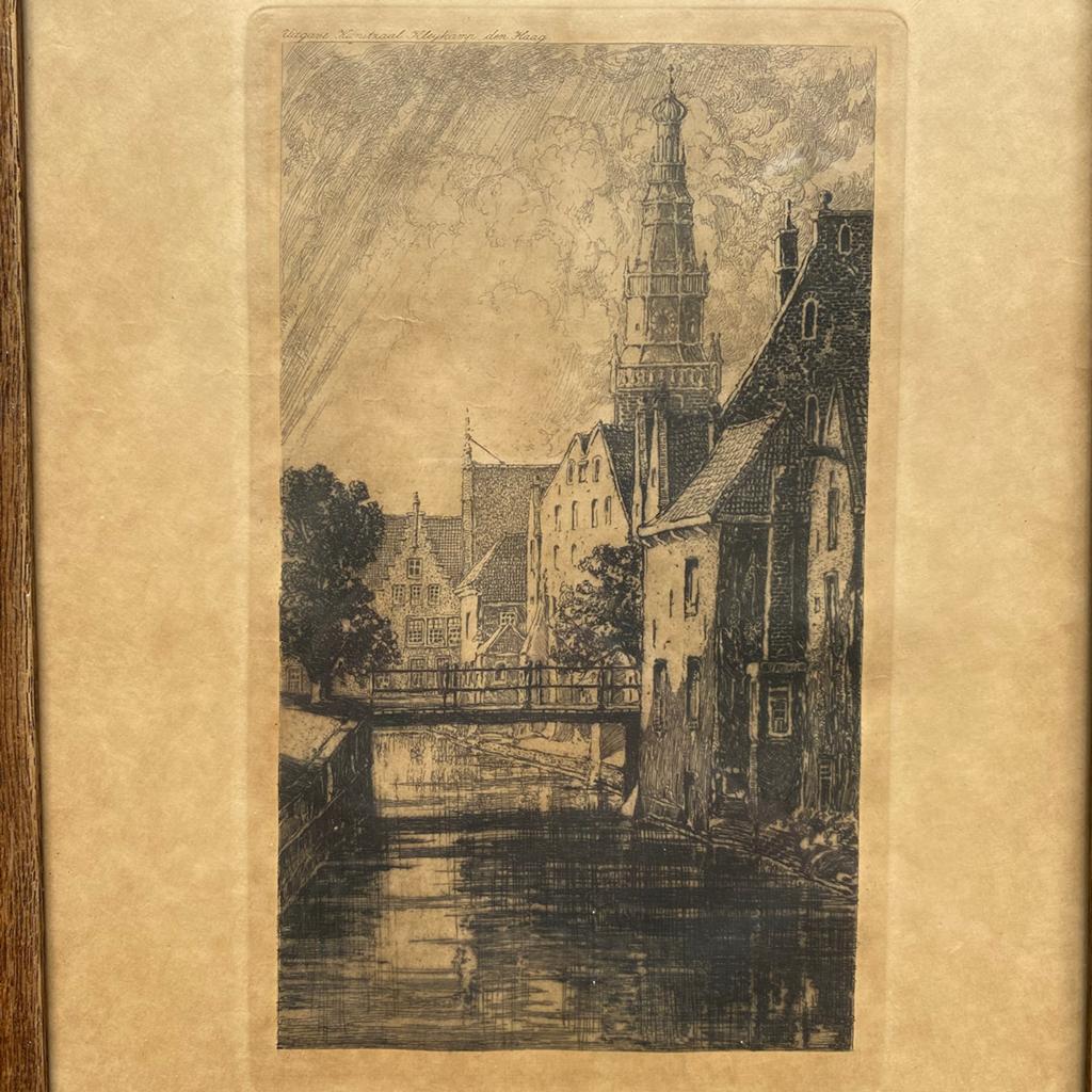 Ets oude kerk Amsterdam, Ophalen