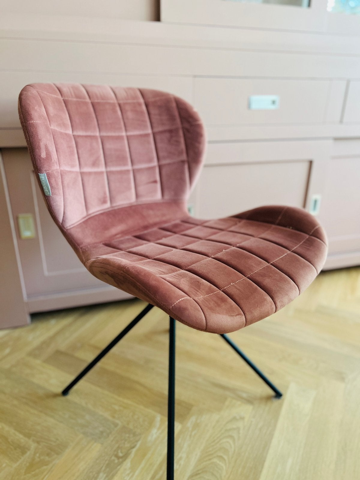 Zuiver OMG stoel velours, Ophalen, Overige kleuren, Design, Zo goed als nieuw
