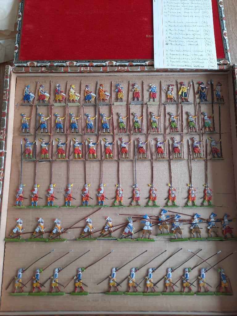 Kieler Zinnfiguren. Leger  Prins Maurits ong. 1600, Verzamelen, Ophalen of Verzenden, Landmacht, Nederland, Foto of Poster