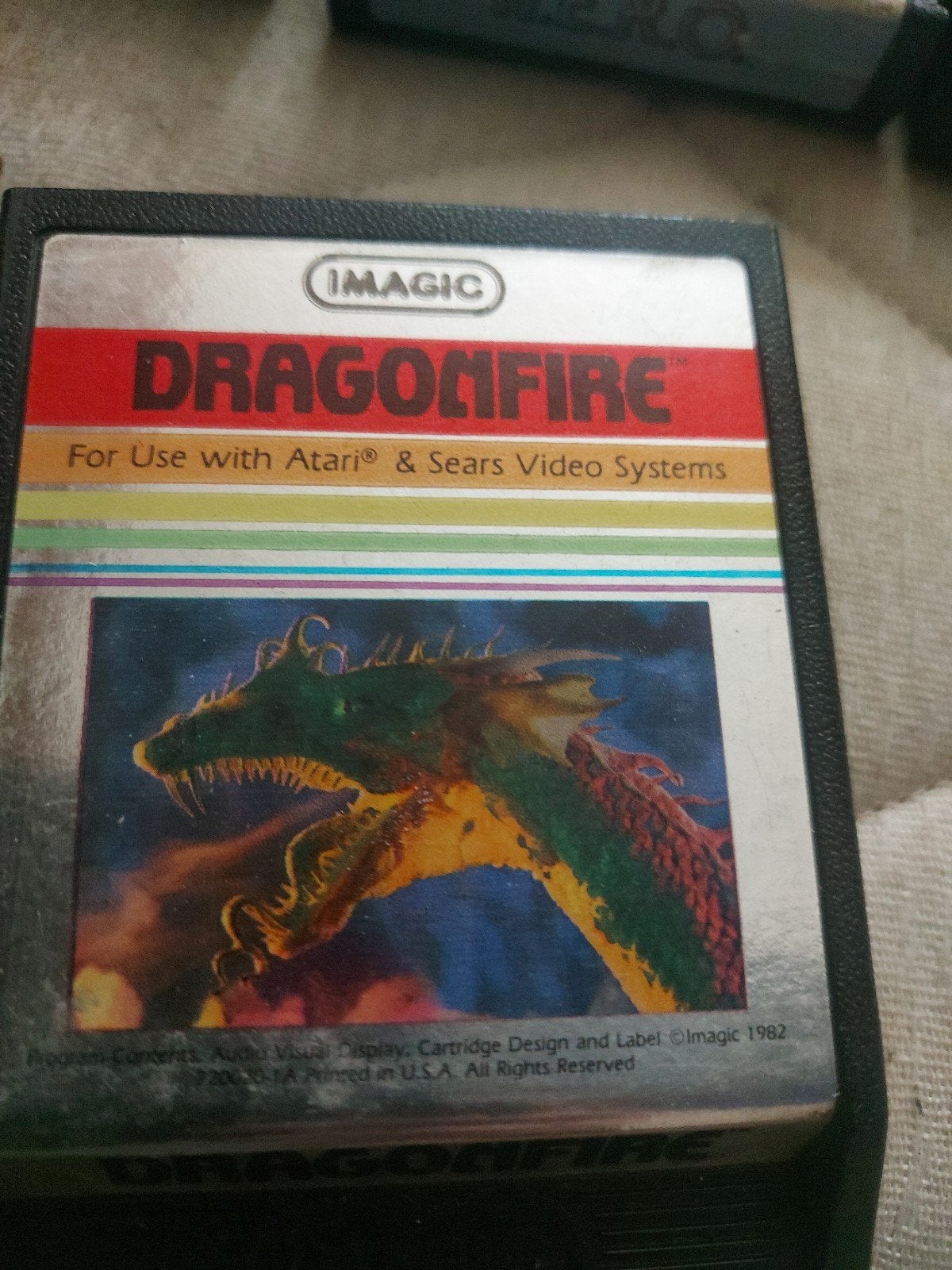 Dragonfire Atari 2600 - Klassiek Avontuur Spel, Spelcomputers en Games, Games | Atari, Ophalen of Verzenden