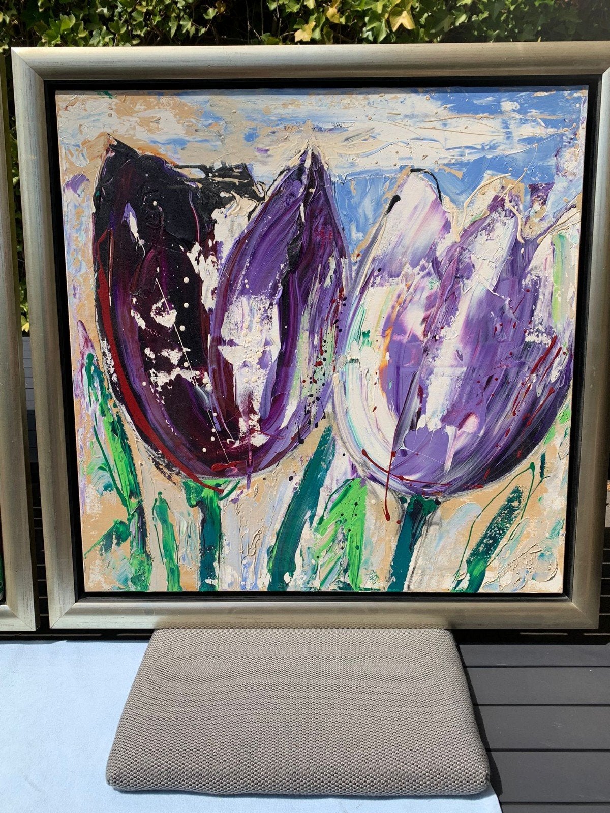 Gert van Reenen - Krachtig Tulpen-schilderij (9292), Ophalen of Verzenden