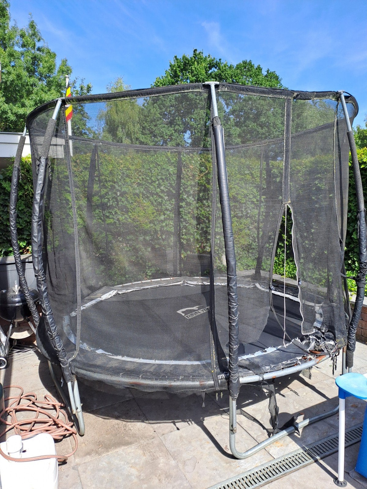 Ronde trampoline met net, gratis af te halen, Ophalen