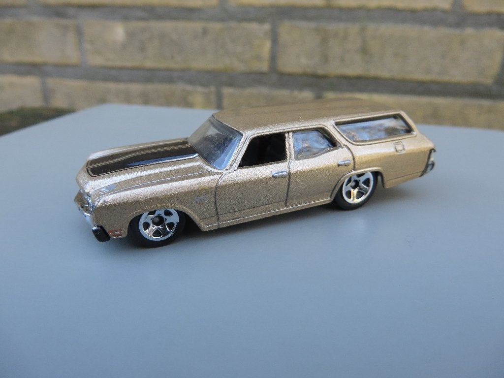Hotwheels Chevrolet Chevelle SS Hotrod Wagon, Ophalen of Verzenden, Zo goed als nieuw, Auto