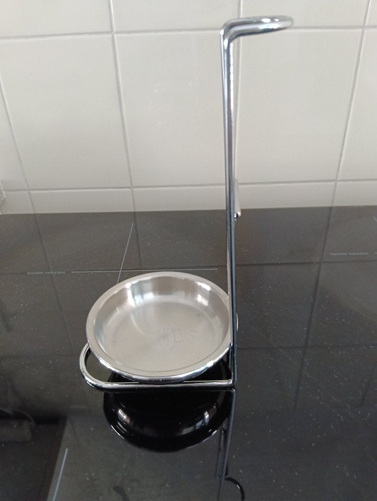 Lepelhouder/ lepelsteun + lekbakje keukenhulp. Nieuw, Ophalen, Overige typen, Metaal, Overige merken