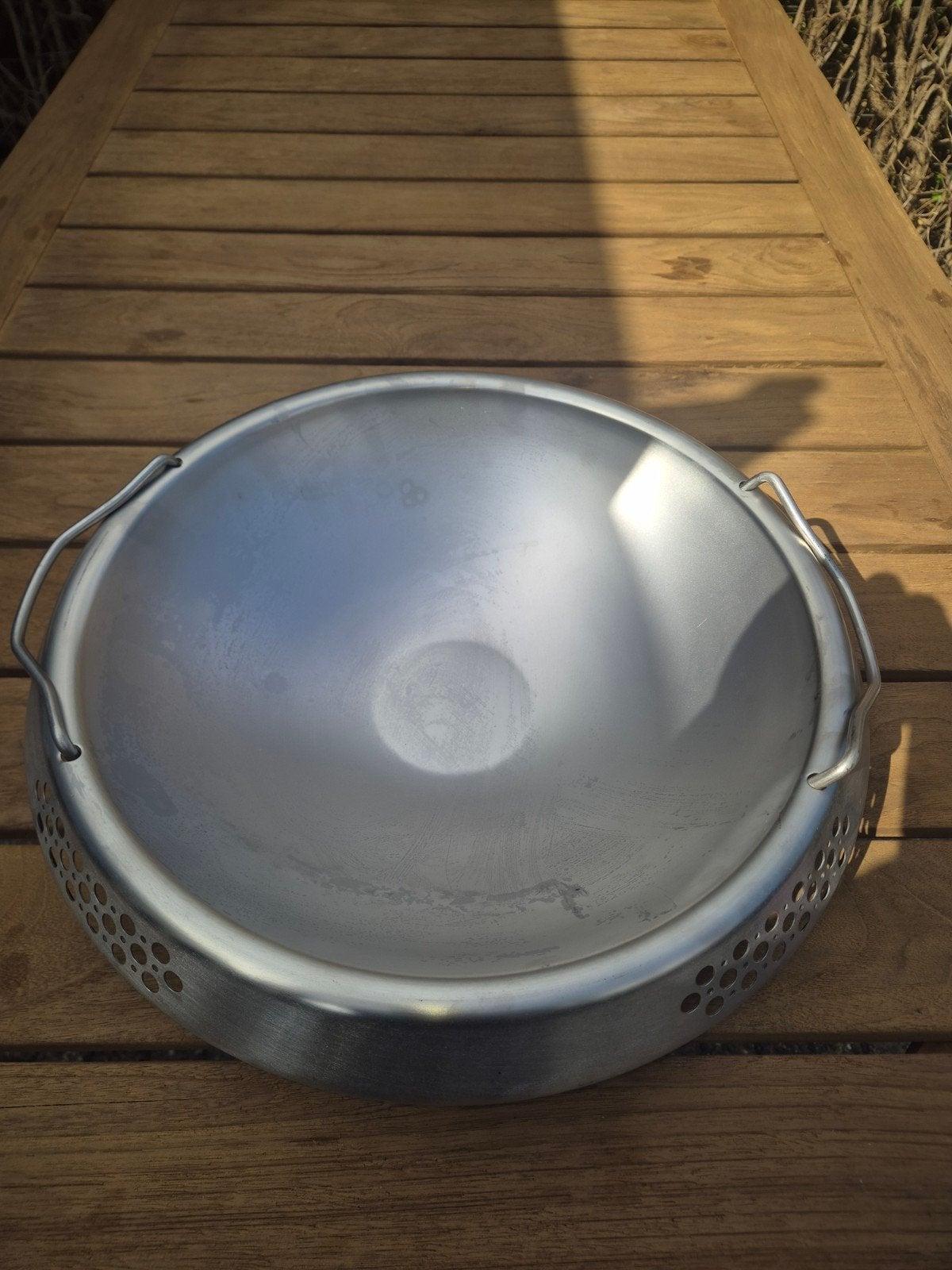 Weber Wok voor BBQ - Roestvrij staal, Ophalen, Gebruikt, Weber